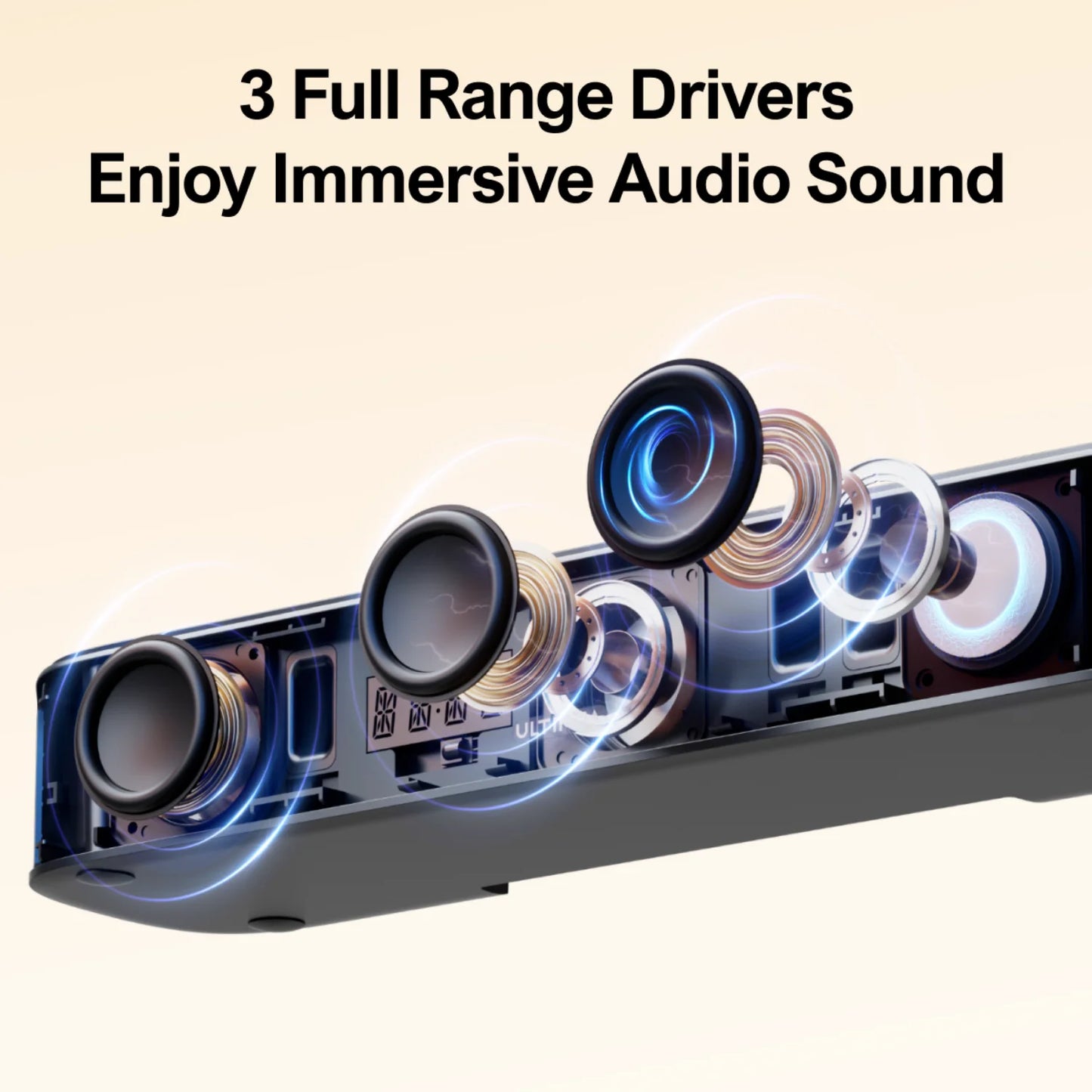 7.1 Channel Sound Bar System for TV with 4 Surround Speakers, App Controlled Virtual Surround Sound, Home Theater Audio