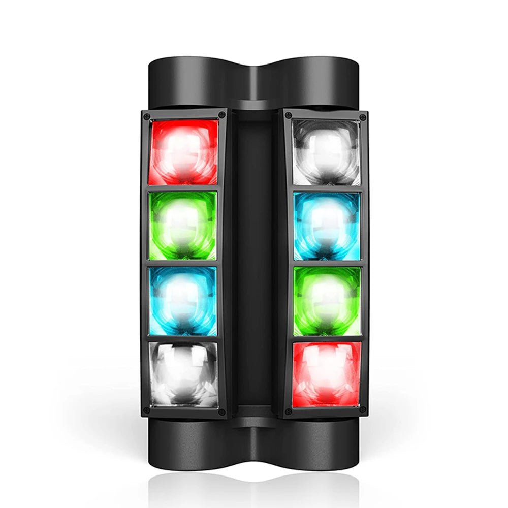 Big Dipper Stage Lights LED Spider Moving Head Light RGBW 4-in-1 Sound Activated DMX for DJ Party, Bar, Band, Wedding, Christmas