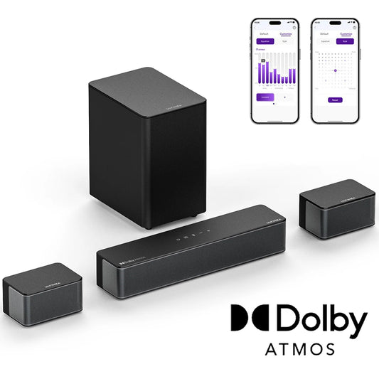 5.1 Soundbar with Dolby Atmos, 3D Surround System Soundbar for TV with Wireless Subwoofer,  APP Control, Home Theater TV