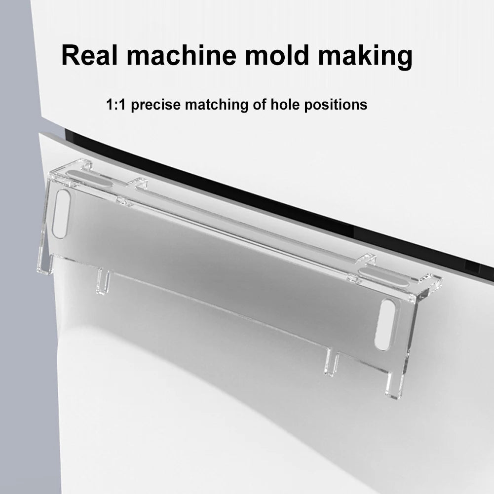 For PS5 Slim Horizontal Console Stand Fixed Support Bracket Stable Desktop Base Support Holder for PS5 Slim Disc&Digital Edition