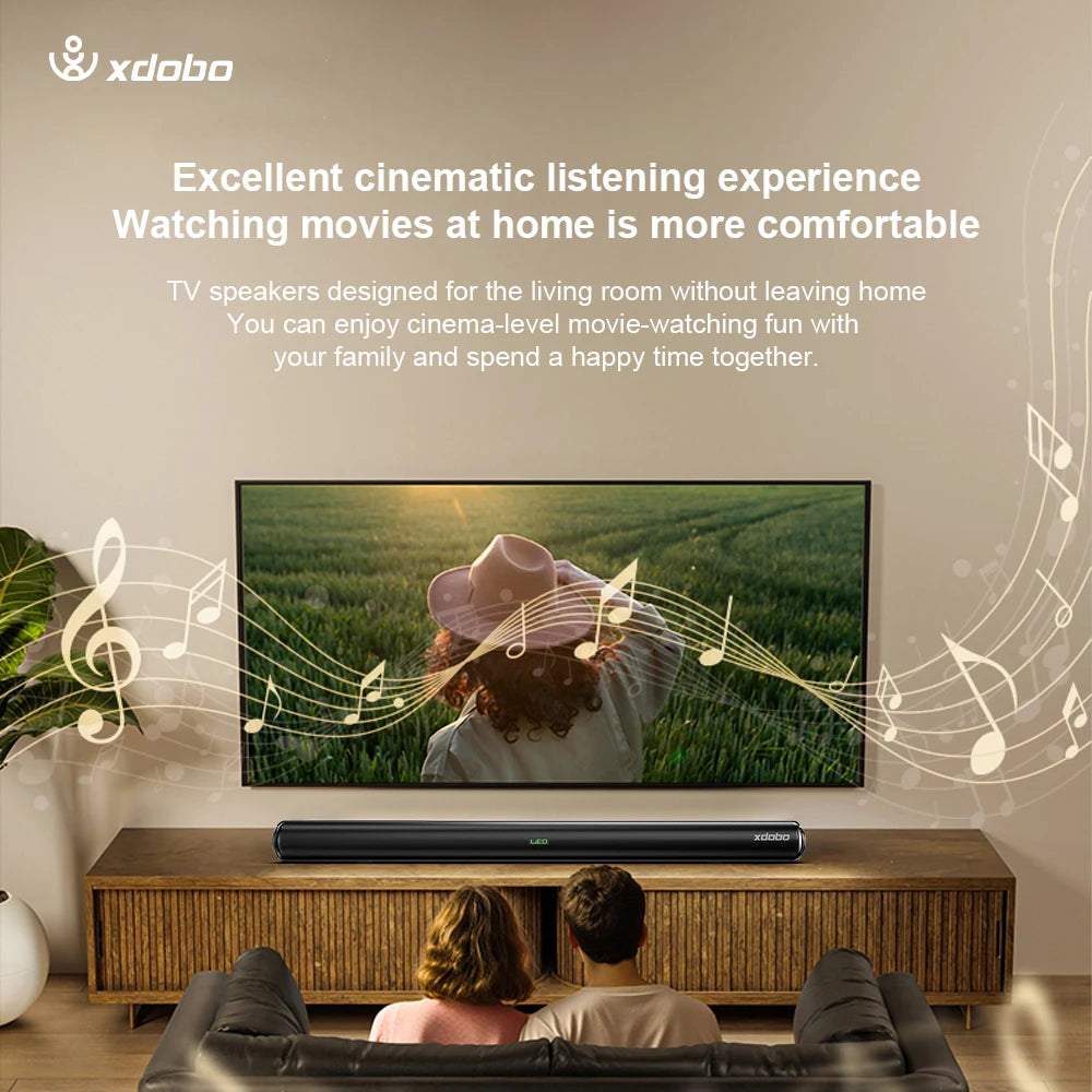 XDOBO Home 1978 II 80W High Power TV Bluetooth Speaker Home Theater Echo Wall Living Room Sound Overlord Audience Sound System