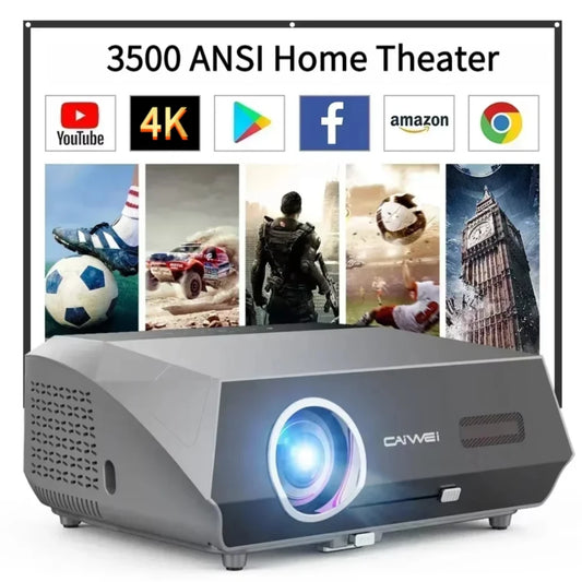 3500 ANSI auto focus 4K projector 2.4+5G wifi bluetooth1080P full hd HDR android tv movie video daytime projector home theater