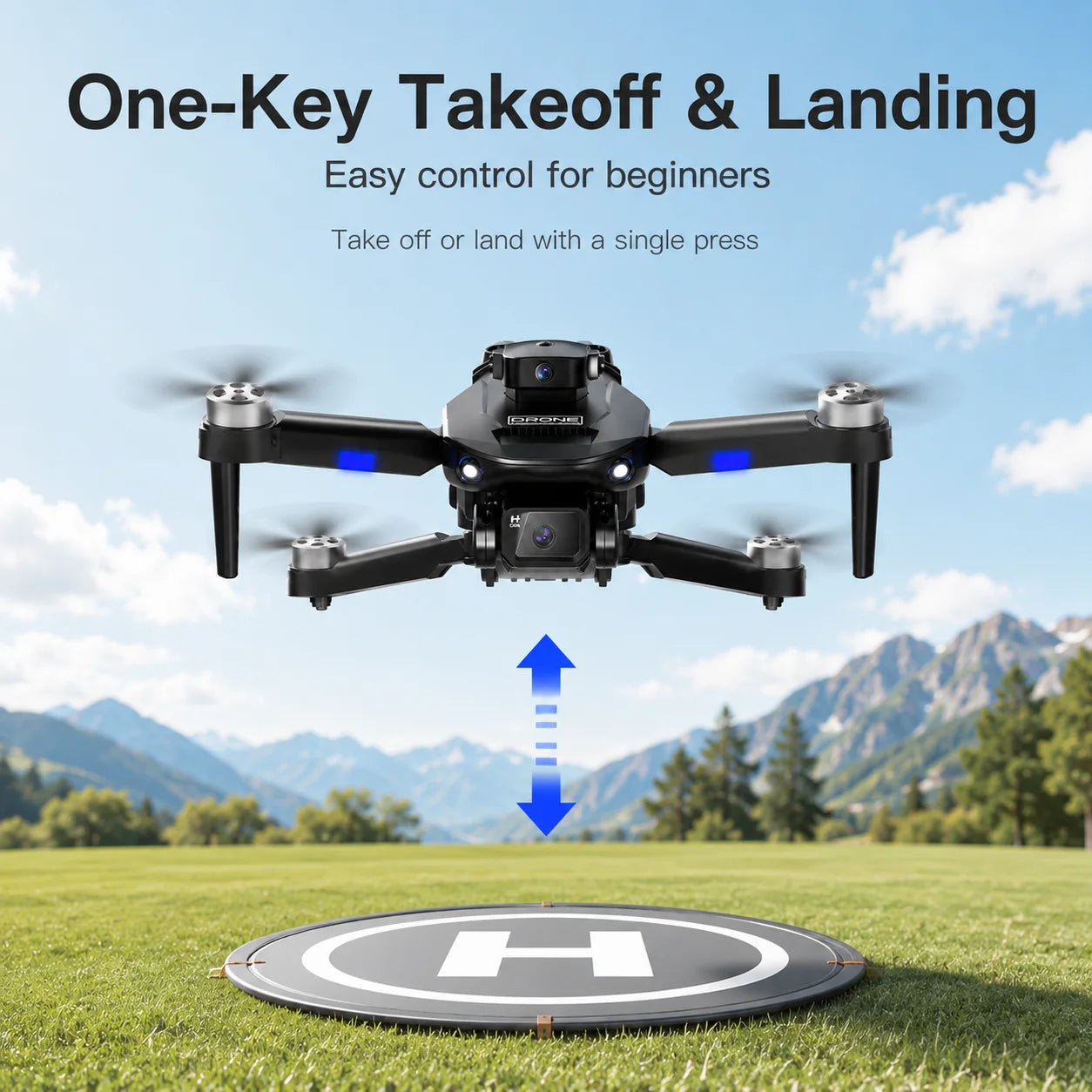 Aerial Drone 6K 4K HD Dual Camera 90° Electric Adjustment 50X Zoom Dual Lens Switch Gesture Shooting HDR WIFI Transmission Outdoor RC Drone