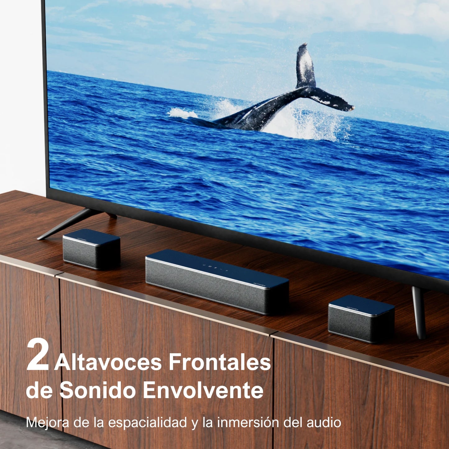 7.1 Surround Sound System Sound bar for TV with APP Control, Home Cinema Bluetooth Speaker with 6.5" Wireless Subwoofer