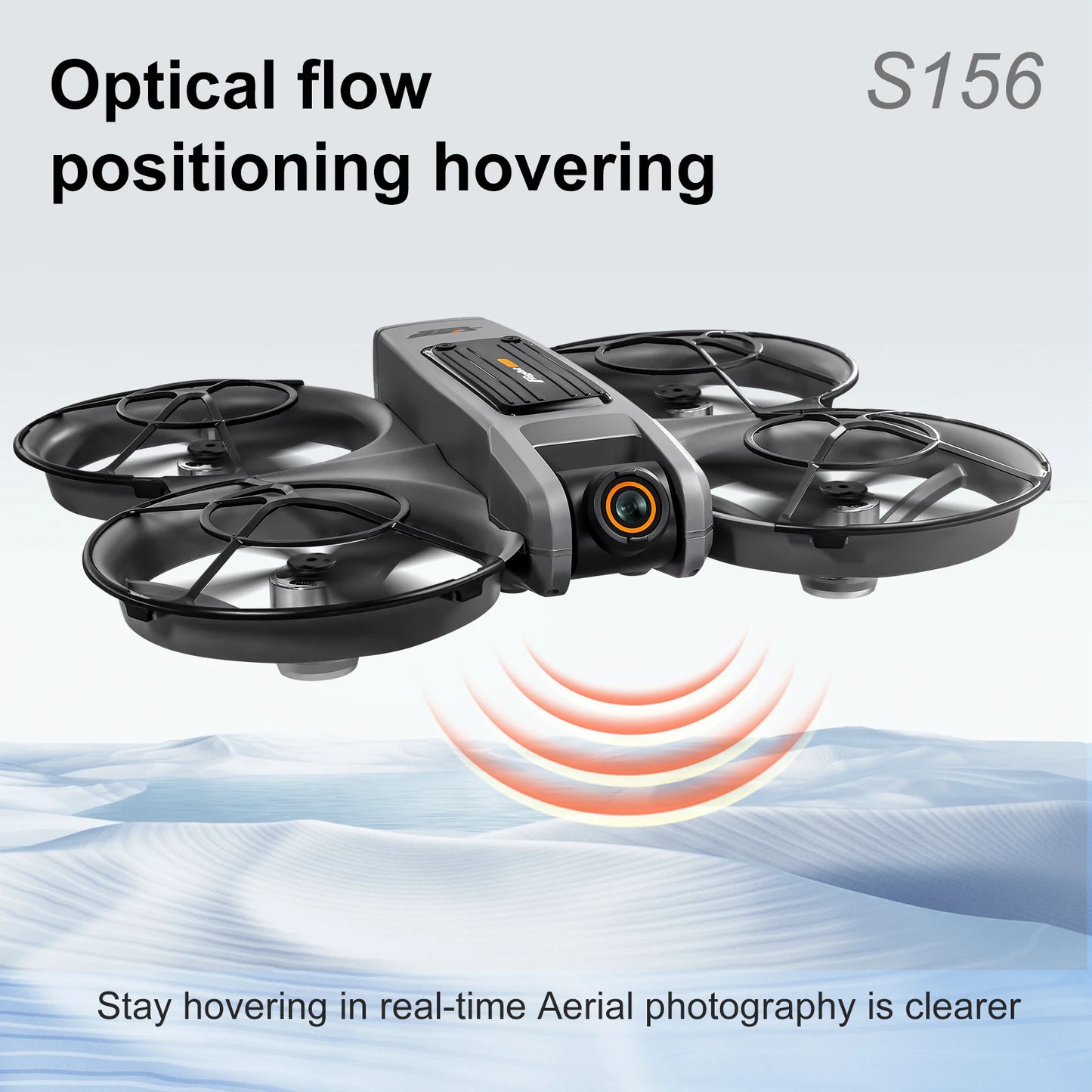 RC Drone One Button Control Stable Hover 360° Surround Protection Brushless Motor Wind Resistant High Value Styling FPV Drone Toy