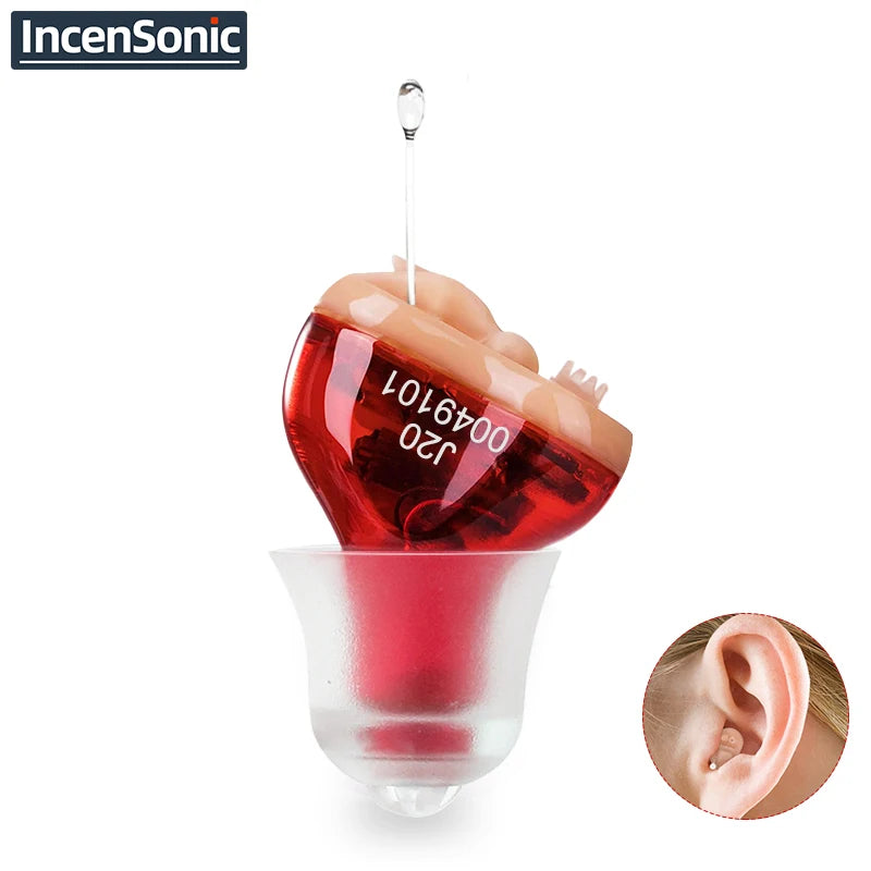 Hearing Aids Mini Invisible Hearing Sound Amplifier Audifonos J20 Portable Best Mini Adjustable Device Hearing Aid