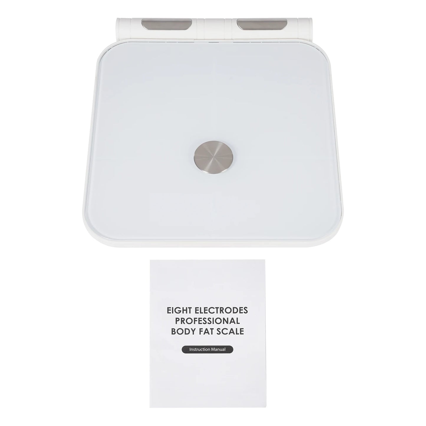 Slim Tempered Glass Bathroom Weight Scale, Low Battery & Overload Alert, Multi-User Health Tracking Scale, Bluetooth APP Tracks 25 Body Metrics for Family